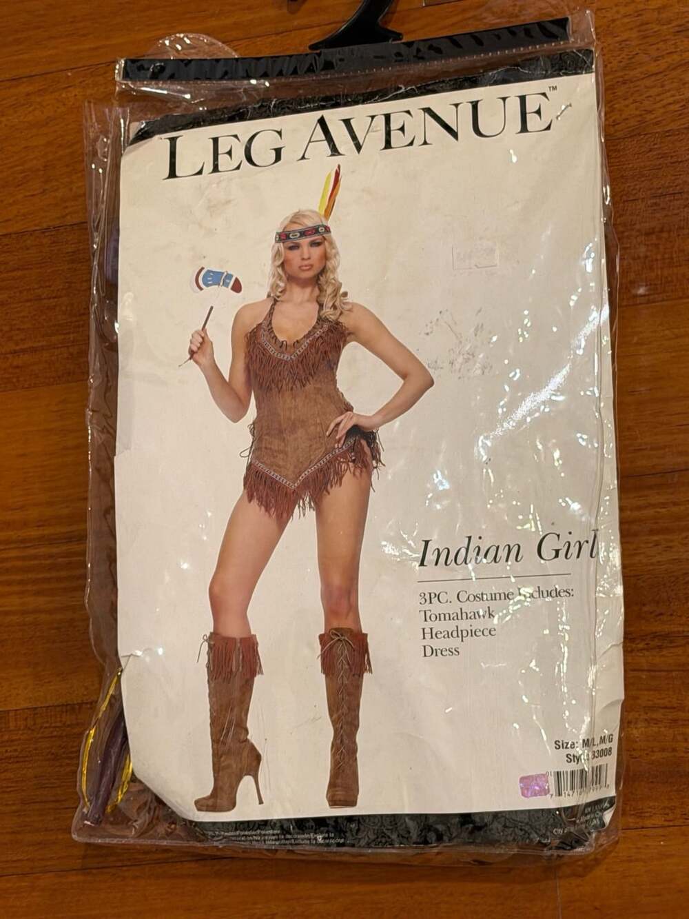 Leg Avenue Indian Girl Costume Size M/L 3Pc